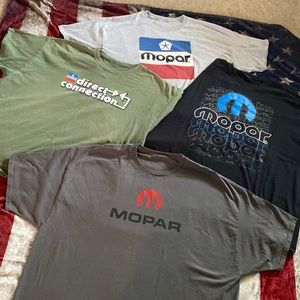4 SUMMIT DODGE MOPAR SHIRTS. XXL